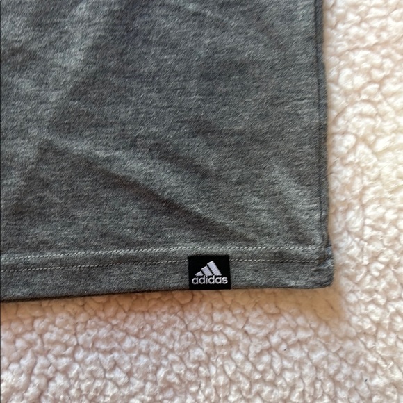 Adidas Gray and Red Short Sleeve Tee - Picture 5 of 6